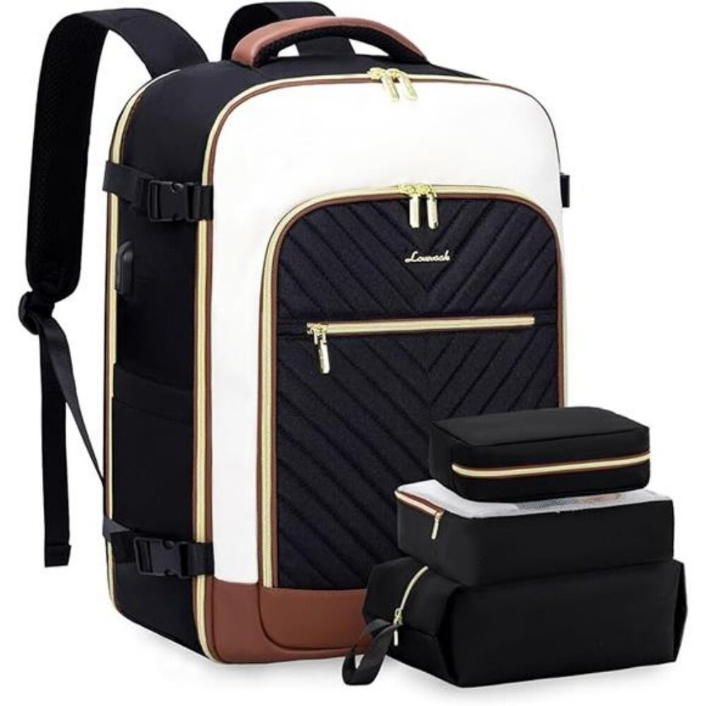 LOVEVOOK Large Travel Backpack for Women, TSA Carry on Backpack for Airplanes, - Picture 7 of 7